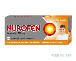Нурофен таблетки, в / о, по 200 мг №8 (8х1)