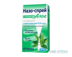 Назо-Спрей З Екстрактом Алое спрей назал. 0,5 мг/мл фл. 15 мл №1