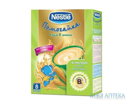 Каша Nestle (Нестле) Безмолочна 8 злаків з пробіотиками з 8 місяців, 250г