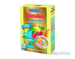 Каша Nestle (Нестле) Молочна 5 злаків з яблуком та ягодами з 12 місяців, 200г