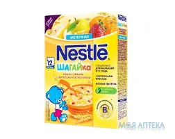 Каша Nestle (Нестле) Молочна 5 злаків з фруктами та полуницею з 12 місяців, 200г