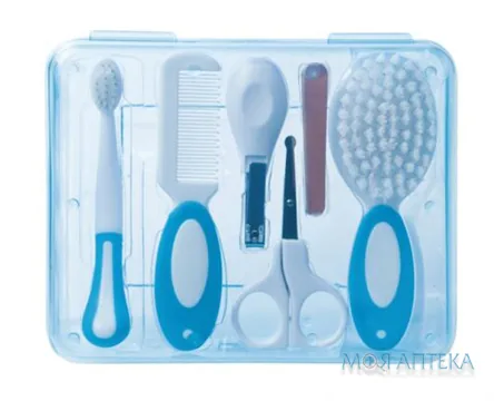 Ножиці дитячі Canpol babies (Канпол) 2/796 набір, + пилочки, гребінець, щітки