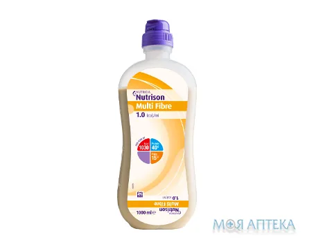 Нутрізон МультіФайбе з харчовими волокнами (Nutrison MultiFibre) суміш рідка 1000 мл