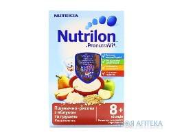 Nutrilon (Нутрілон) Каша Молочна пшенично-рисова з яблуком та грушею з 8 місяців, 225г