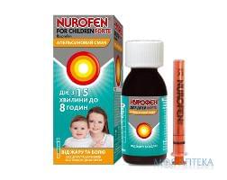 Нурофен Для Детей Форте сусп. орал. 200 мг/5 мл фл. 150 мл, с апельсиновым вкусом