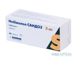 Небіволол Сандоз табл. 5 мг блистер №60