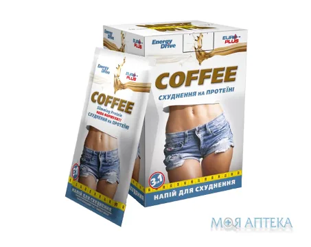 Напій Кавовий Розчинний З Протеїнами І Вуглеводами 3 В 1 Energy Drive пакет №10