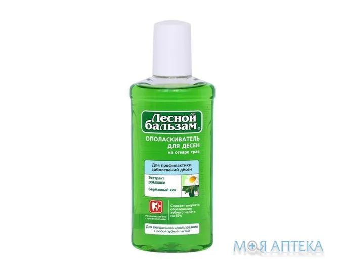 Ополіскувач для ясен Лісовий Бальзам еліксир фл. 250 мл, ромашка, березовий сік