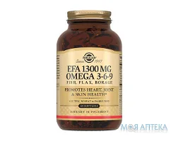 Солгар (Solgar) ЕЖК 1300 Мг Омега 3-6-9 капс. 1300 мг №60