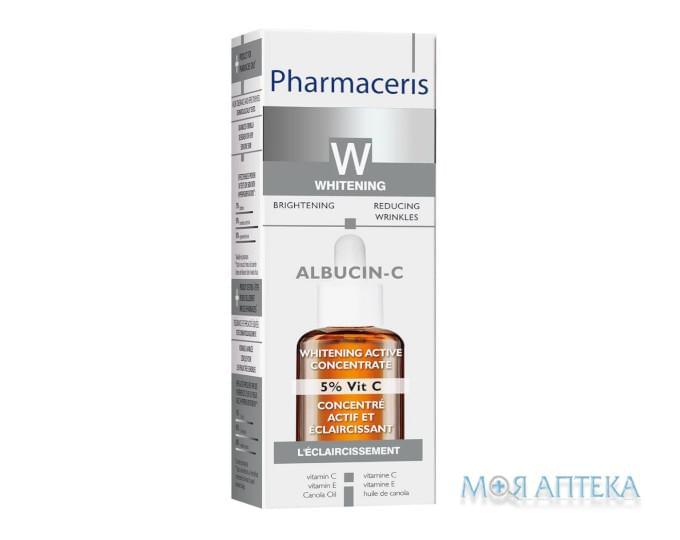 Pharmaceris W Albucin-C (Фармацеріс W Альбуцин-C) Відбілюючий активний концетрат Вітамін C 5%, 30 мл
