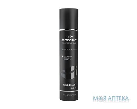 Dentissimo (Дентіссімо) Ополіскувач для порожнини рота Fresh Breath 250 мл