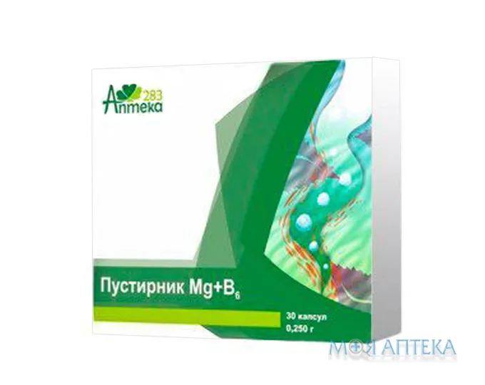 Пустирник Mg + B6 капс. 250 мг №30