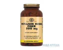 Солгар (Solgar) Псиліум Кліттковина Шкірки Листка 500 Мг капс. 610 мг фл. №200