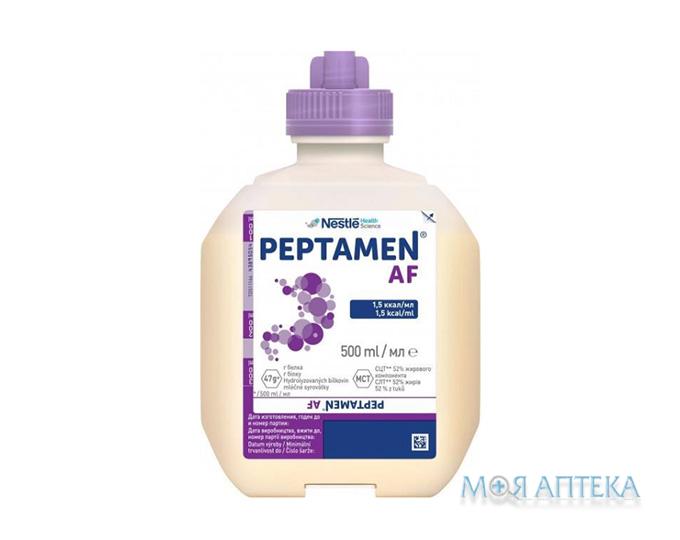 Nestle Peptamen AF (Пептамен АФ) із нейтральним смаком смесь 500 мл, для детей с 3-х лет и взрослых