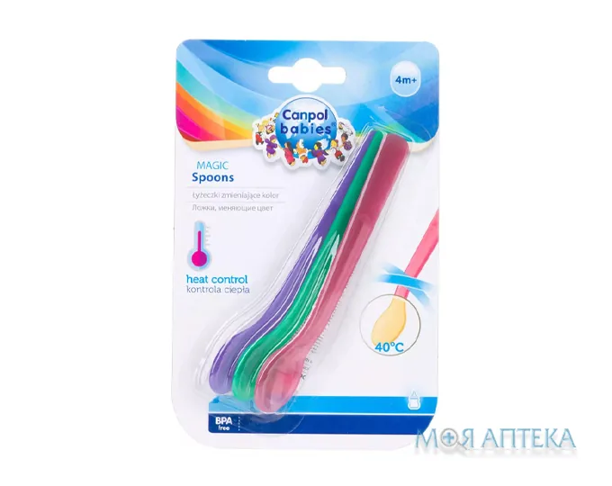 Посуд Canpol (Канпол) 9/583, ложка магнітна №3