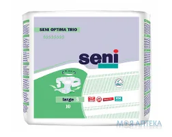 Seni (Сені) Підгузки для дорослих Super Trio Large №10