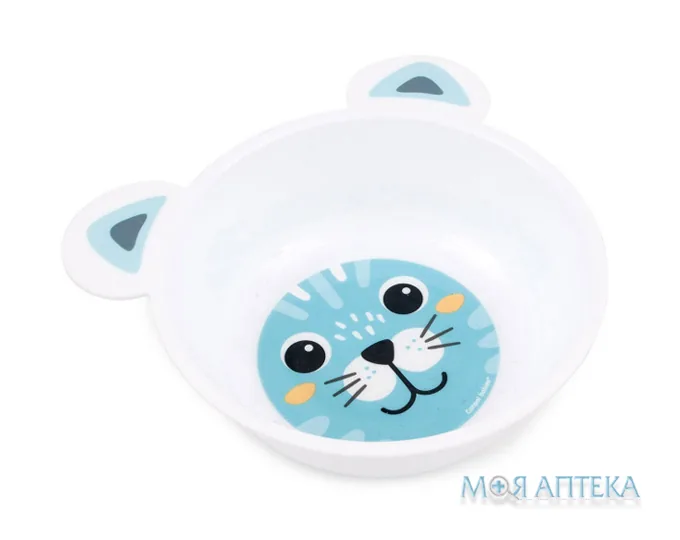 Посуд Canpol (Канпол) 4/415, тарілка пластикова з вушками