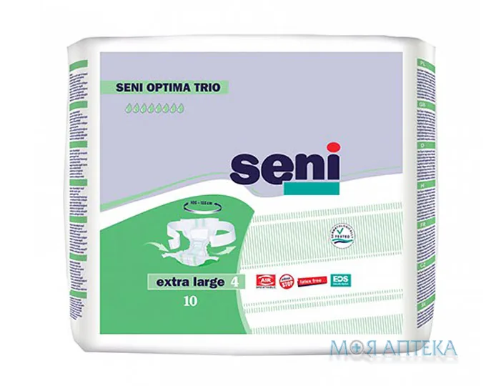Seni (Сені) Підгузки для дорослих Super Trio Extra Large №10