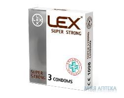 Презервативы LEX (Лекс) Super Strong суперпрочные 3 шт