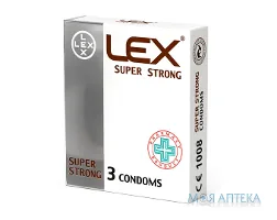 Презервативи LEX (Лекс) Super Strong суперміцні 3 шт