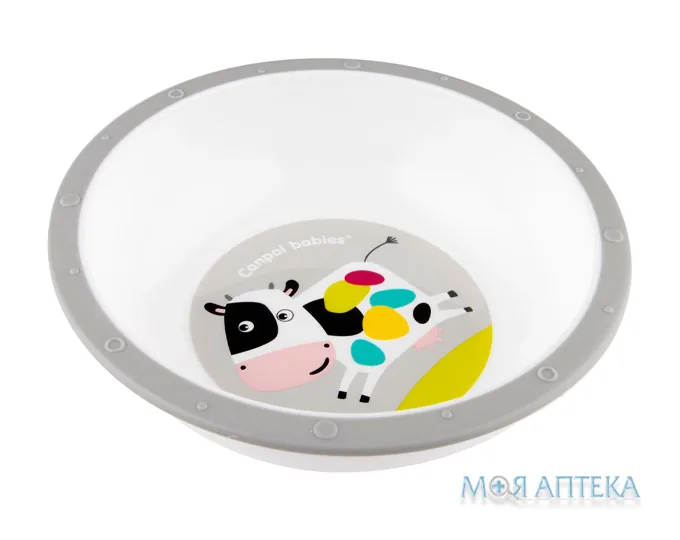 Посуд Canpol (Канпол) 4/416, тарілка пластикова, неслизь.