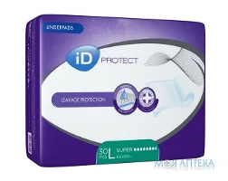 Пелюшки Гігієнічні iD Protect (АйДі Протект) super, 60 x 90 №30