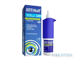 Оптінол краплі оч., 0,4 % по 10 мл у флак.