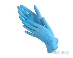 Рукавички захисні Т.М. Біко Модель Kleenhand M щільність 3,0, нітрилов., неприпудр.