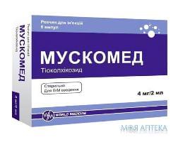 мускомед р-р д/ин. 4 мг/2 мл №6
