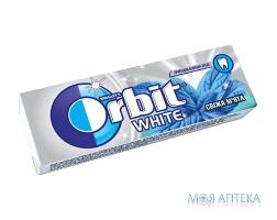 ЖЕВАТЕЛЬНАЯ РЕЗИНКА ORBIT WHITE ОСВЕЖАЮЩАЯ МЯТА