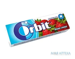 Orbit жувальна гумка Суниця 10 шт./пач.