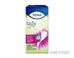 Прокладки урологические TENA (Тена) Lady Slim Ultra Mini (Леди Слим Ультра Мини) для женщин 28 шт