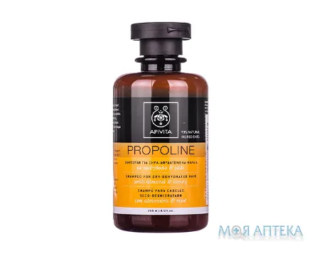 Apivita Hair Care (Апівіта Хеір Кеа) Шампунь для сухого зневодненого волосся З Мигдалем і Медом, 250 мл