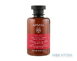 Apivita Hair Care (Апівіта Хеір Кеа) Шампунь для фарбованого волосся З Соняшником і Медом, 250 мл