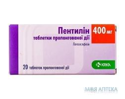 Пентилин табл. пролонг. 400 мг №20 KRKA (Словения)