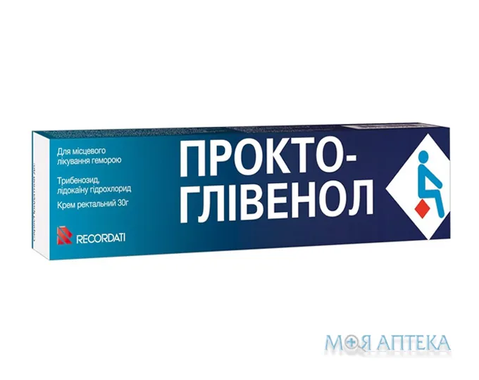 Прокто-Глівенол крем ректал. туба 30 г, с насадкой №1