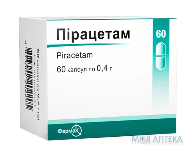 Пірацетам капс. 0,4 г №60