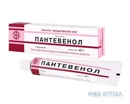 Пантевенол гель туба 40 г, в пачке