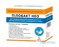 Пілобакт Нео комб. набір д/перорал. заст. стрип №42 (7х6)