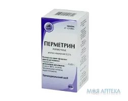 Перметрин р-н нашкірний 0,5% фл. 50 г, у пачці №1