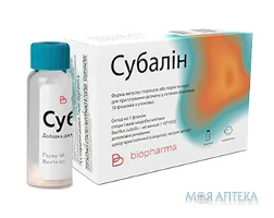 Субалін порошок д/ор. сусп. по 1 доз. у флак. №10