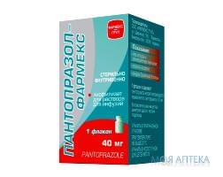 Пантопразол-Фармекс ліофіл. д/р-ну д/ін. 40 мг фл. №1