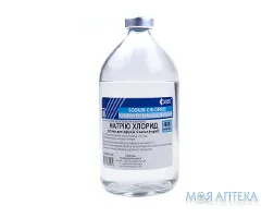 Натрію Хлорид розчин д/інф., 9 мг/мл по 400 мл у пляш.