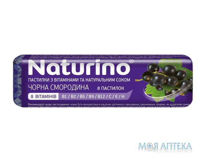 Naturino (Натурино) Черная смородина с витаминами и натуральным соком пастилки 33,5 г