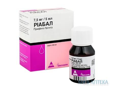 Ріабал сироп 7,5 мг/5 мл фл. 60 мл №1