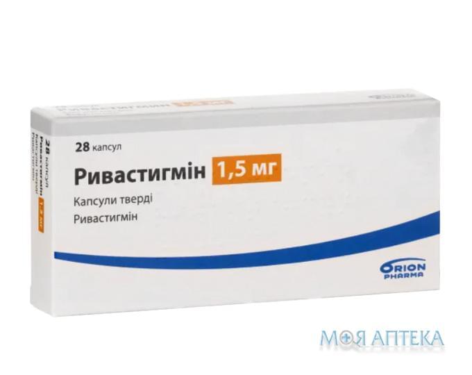 Ривастигмин Орион капс. тверд. 1,5 мг блистер №28