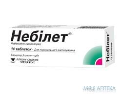 Небилет табл. 5 мг №14 Berlin-Chemie/Menarini Group (Германия)