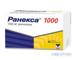 Ранекса табл.пролонг.дії 1000 мг №60