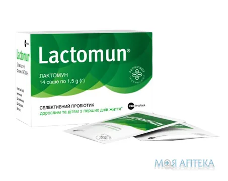 Лактомун порошок д/ор. сусп. по 1.5 г у саше №14