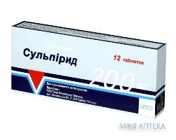 Сульпирид табл. 200 мг блистер №12